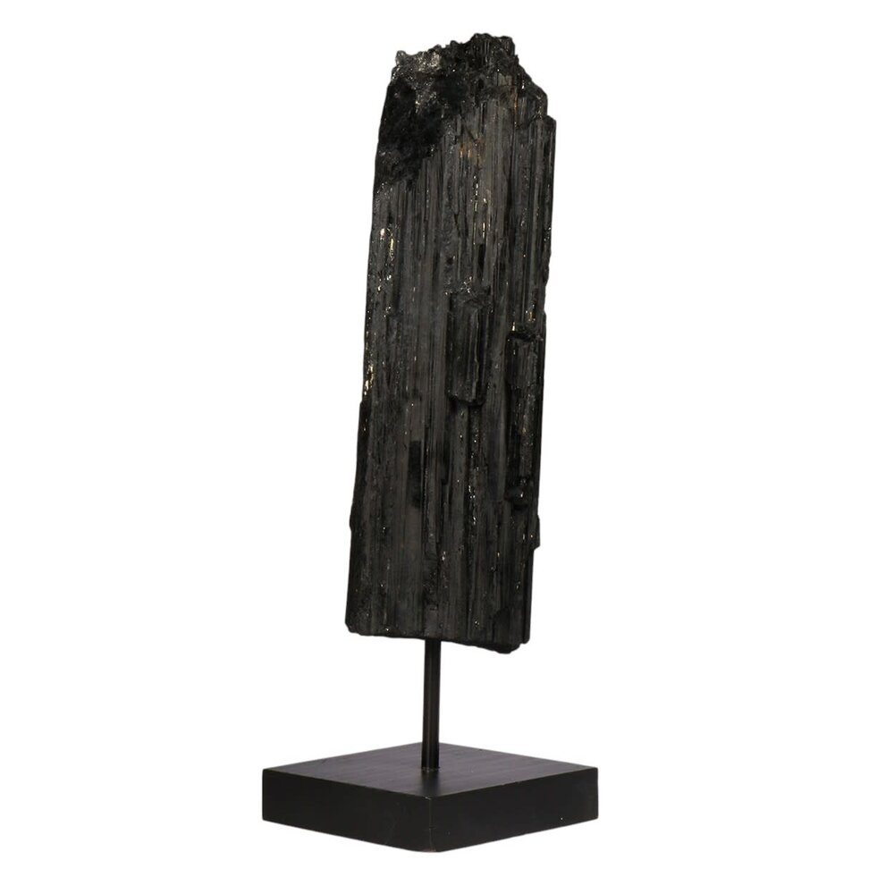 Toermalijn (zwart) ruw op standaard 22,6 x 7,8 x 6,5 cm | 1863 gram
