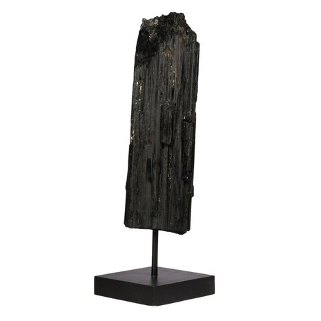 Toermalijn (zwart) ruw op standaard 22,6 x 7,8 x 6,5 cm | 1863 gram