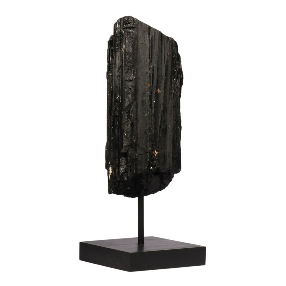 Toermalijn (zwart) ruw op standaard 17,6 x 8 x 6,6 cm | 1930 gram