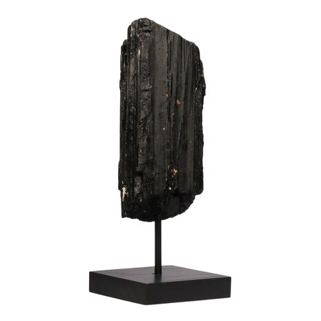 Toermalijn (zwart) ruw op standaard 17,6 x 8 x 6,6 cm | 1930 gram