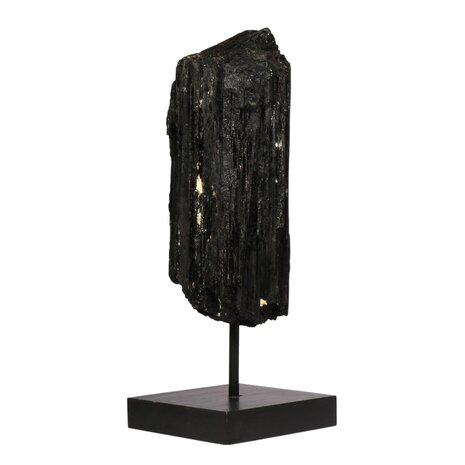 Toermalijn (zwart) ruw op standaard 17,6 x 8 x 6,6 cm | 1930 gram