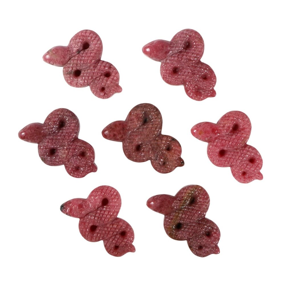 Rhodoniet slang | 5 x 3,5 x 1 cm