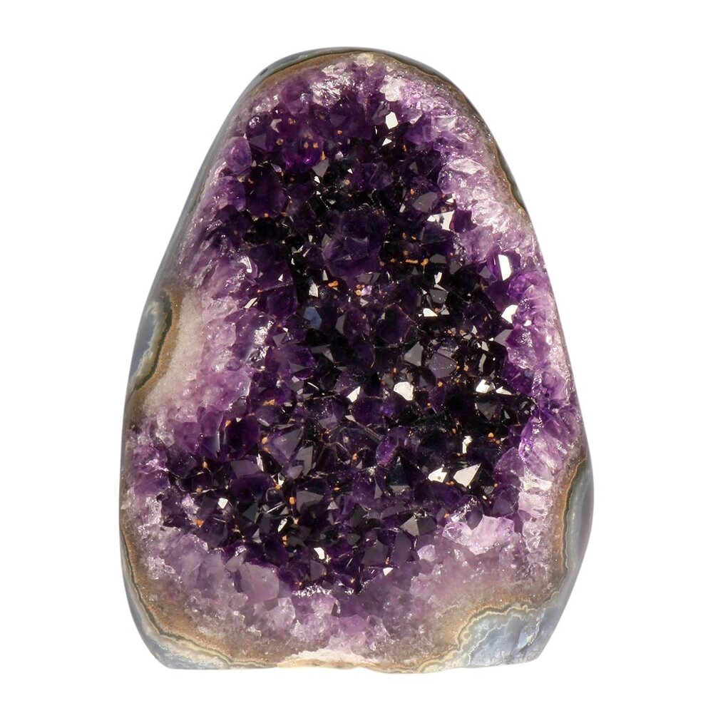 Amethist A-kwaliteit cluster staand 12,7 x 9,4 x 8,3 cm | 1025 gram