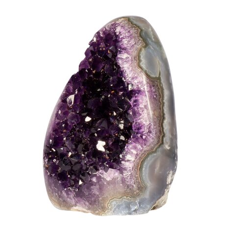 Amethist A-kwaliteit cluster staand 12,7 x 9,4 x 8,3 cm | 1025 gram