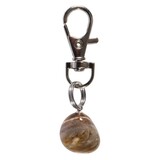 Halsband hanger versteend hout groot