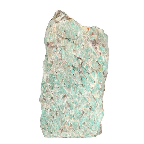 Amazoniet met rookkwarts ruw staand 18,8 x 10,5 x 9,2 cm | 2333 gram Amazoniet met rookkwarts ruw staand 18,8 x 10,5 x 9,2 cm | 2333 gram