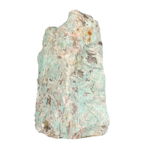 Amazoniet met rookkwarts ruw staand 18,8 x 10,5 x 9,2 cm | 2333 gram Amazoniet met rookkwarts ruw staand 18,8 x 10,5 x 9,2 cm | 2333 gram