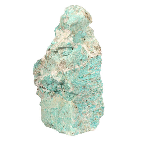 Amazoniet  met rookkwarts ruw staand 21,6 x 11,8 x 12,3 cm | 3081 gram