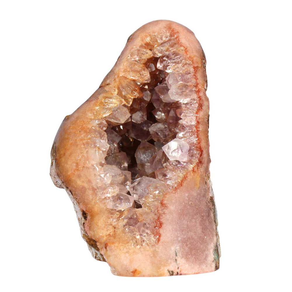 Amethist (roze) sculptuur 9,4 x 6,4 x 8,3 cm | 464 gram Amethist (roze) sculptuur 9,4 x 6,4 x 8,3 cm | 464 gram