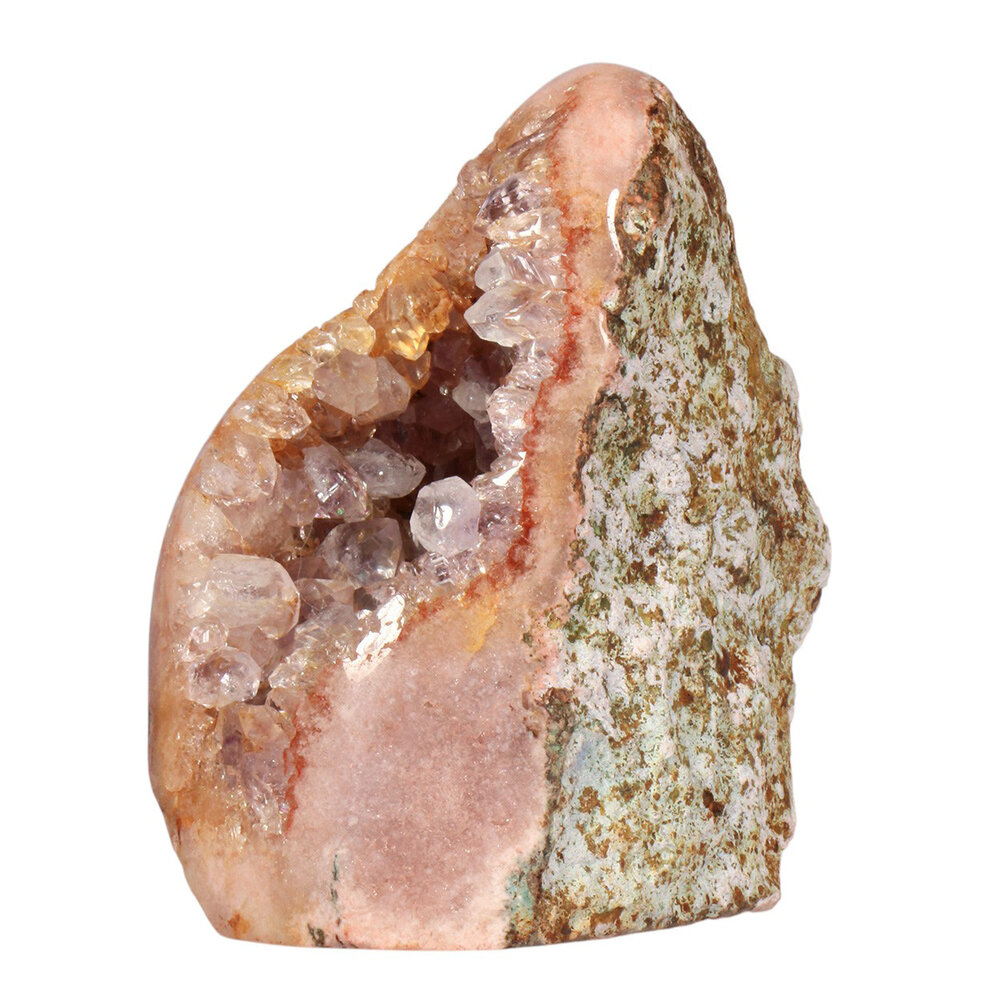 Amethist (roze) sculptuur 9,4 x 6,4 x 8,3 cm | 464 gram Amethist (roze) sculptuur 9,4 x 6,4 x 8,3 cm | 464 gram