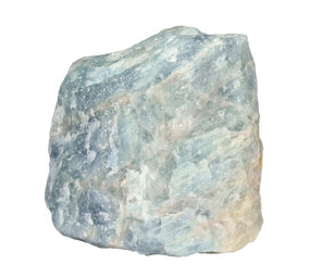 Aquamarijn (blauw) kristal staand 8,2 x 8,2 x 5,9 cm | 558 gram