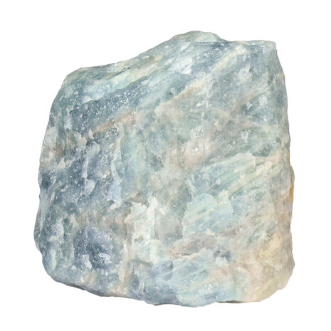 Aquamarijn (blauw) kristal staand 8,2 x 8,2 x 5,9 cm | 558 gram