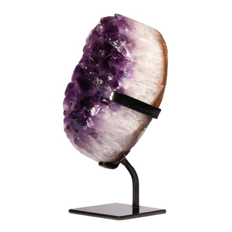 Amethist cluster op standaard 17 x 10,5 x 7 cm | 2289 gram Amethist cluster op standaard 17 x 10,5 x 7 cm | 2289 gram