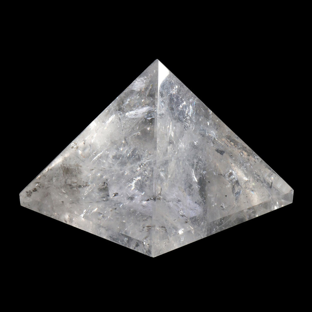Bergkristal piramide 7,5 x 7,5 x 7 cm | 358 gram