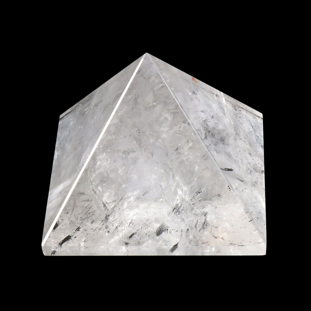 Bergkristal piramide 7,8 x 7,8 x 7 cm | 381 gram