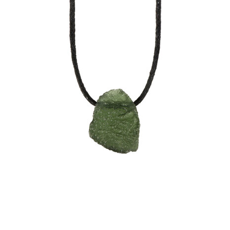 Moldaviet hanger ruw doorboord | 2,19 gram Moldaviet hanger ruw doorboord | 2,19 gram