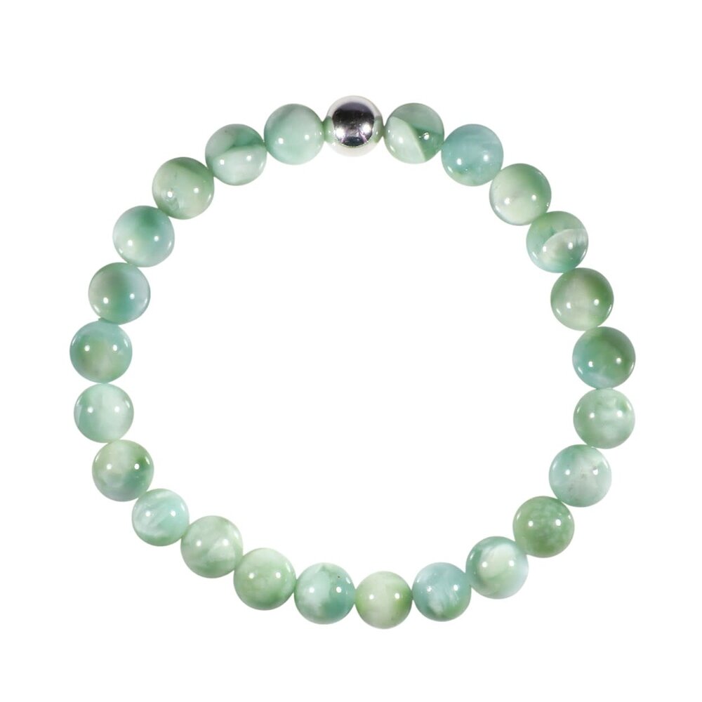 Pectoliet armband 18 cm | 8 mm kralen