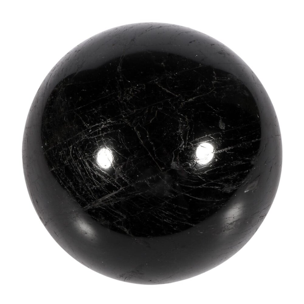Toermalijn (zwart) bol 92 mm | 1281 gram