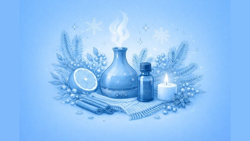 Aromatherapie in de winter – warmte, rust en natuurlijke ondersteuning
