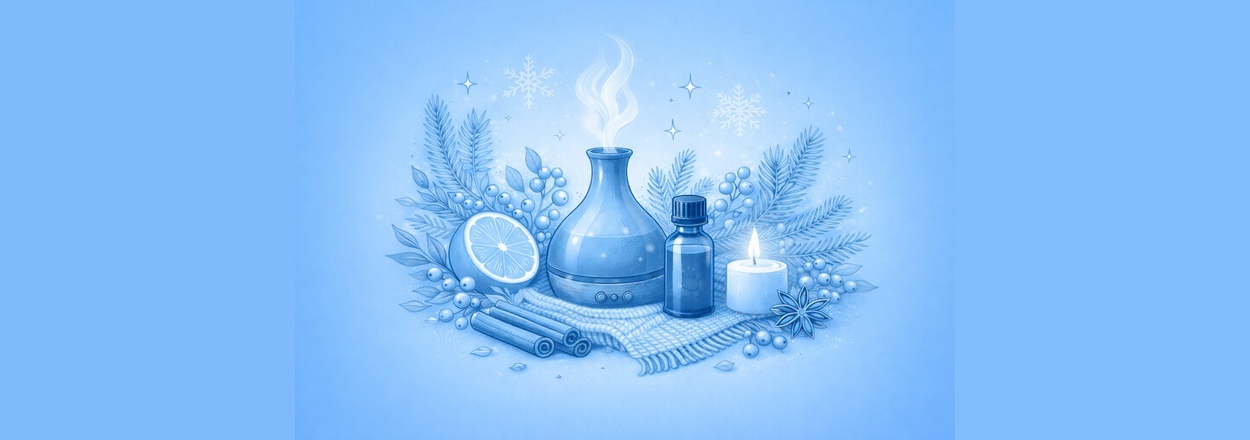 Aromatherapie in de winter – warmte, rust en natuurlijke ondersteuning