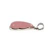 Zilveren hanger rozenkwarts | druppel 2,7 x 1,4 cm Zilveren hanger rozenkwarts | druppel 2,7 x 1,4 cm