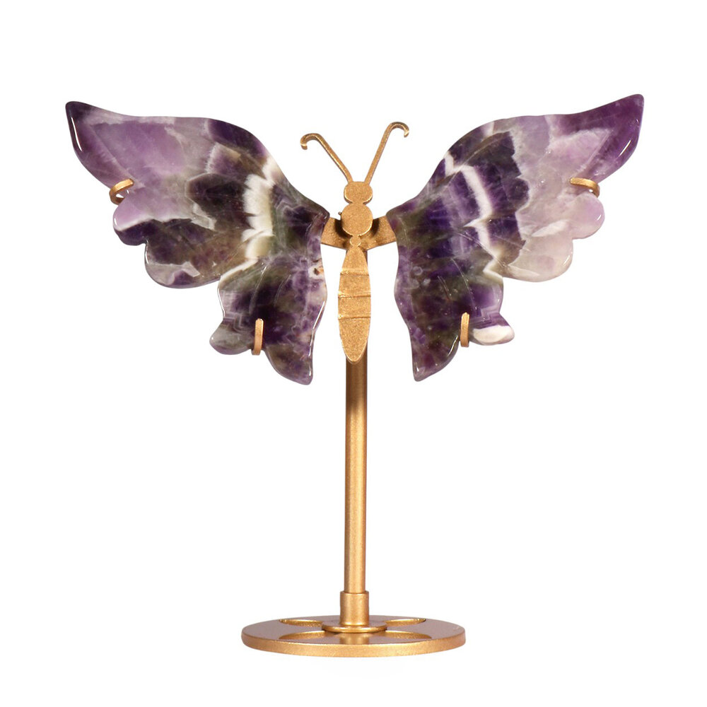 Amethist (chevron) vlinder op standaard