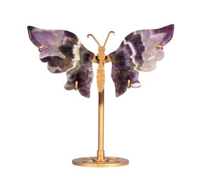 Amethist (chevron) vlinder op standaard