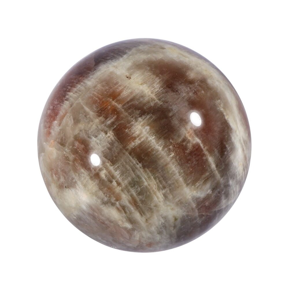 Maansteen (blauw) met zonnesteen bol 59 mm | 287 gram Maansteen (blauw) met zonnesteen bol 59 mm | 287 gram