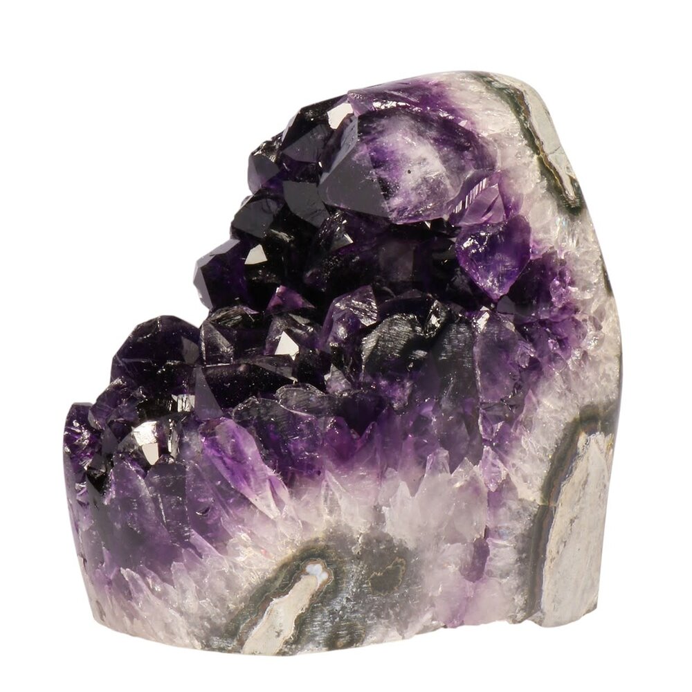 Amethist A-kwaliteit cluster staand 9,8 x 8 x 10,5 cm | 1061 gram