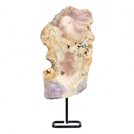 Amethist (roze) op standaard 26 x 13 x 3 cm | 1642 gram