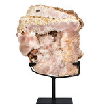 Amethist (roze) op standaard 19,5 x 17 x 3 cm | 1838 gram