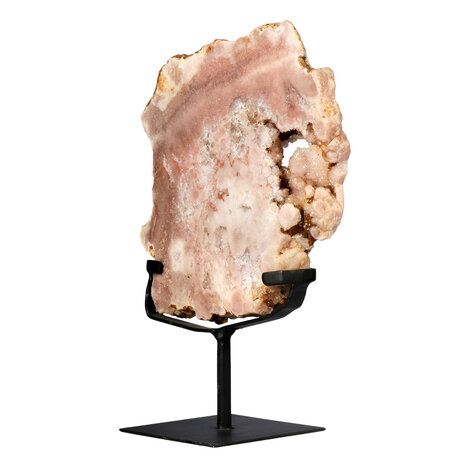 Amethist (roze) op standaard 19,5 x 17 x 3 cm | 1838 gram