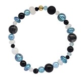 Gold filled armband "aqua"