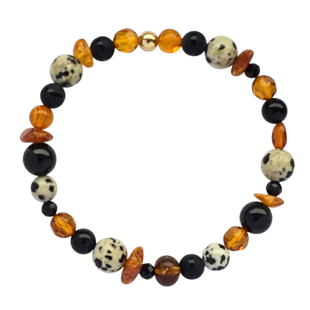 Gold filled armband "dalmatiër"