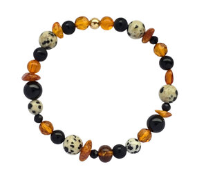 Gold filled armband "dalmatiër"