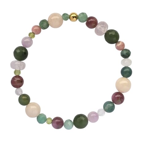 Gold filled armband "love"