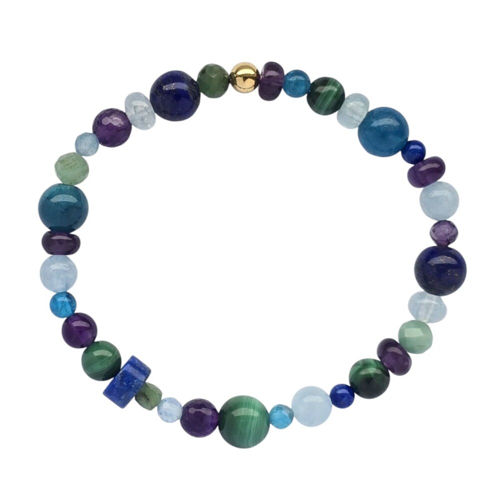 Gold filled armband "peacock"