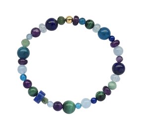 Gold filled armband "peacock"