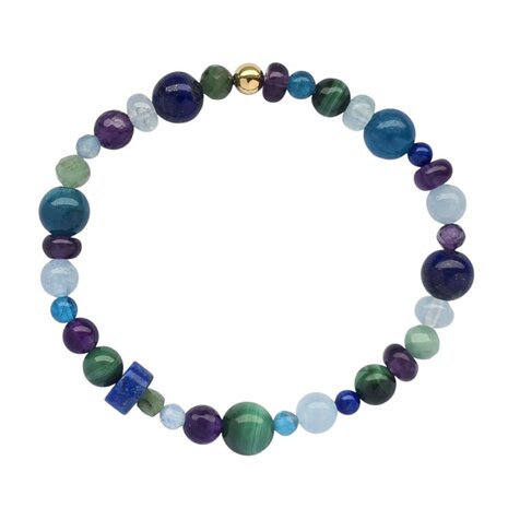 Gold filled armband "peacock"