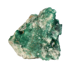 Fluoriet (groen) cluster staand 13,7 x 14 x 10,2 cm | 1955 gram