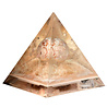 Urn piramide roze amethist 14 x 14 x 17 cm Urn piramide roze amethist 14 x 14 x 17 cm