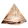 Urn piramide rozenkwarts 10,8 x 10,8 x 13,5 cm