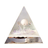 Urn piramide rozenkwarts 11 x 11 x 13,5 cm