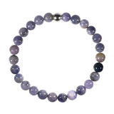 Tanzaniet armband 20 cm | 8 mm kralen