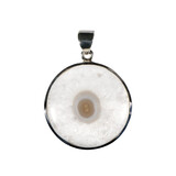 Zilveren hanger anandaliet | rond 3 cm Zilveren hanger anandaliet | rond 3 cm