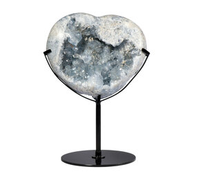 Celestien hart op standaard 13,5 x 16,1 x 7,8 cm | 3104 gram Celestien hart op standaard 13,5 x 16,1 x 7,8 cm | 3104 gram