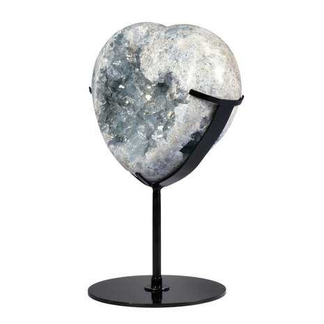 Celestien hart op standaard 13,5 x 16,1 x 7,8 cm | 3104 gram