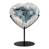 Celestien hart op standaard 17,1 x 20 x 7 cm | 3962 gram