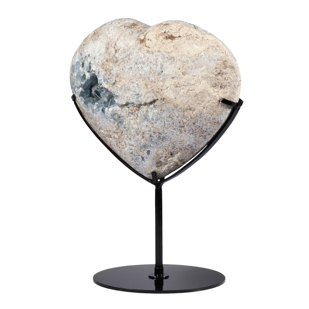 Celestien hart op standaard 17,1 x 20 x 7 cm | 3962 gram Celestien hart op standaard 17,1 x 20 x 7 cm | 3962 gram