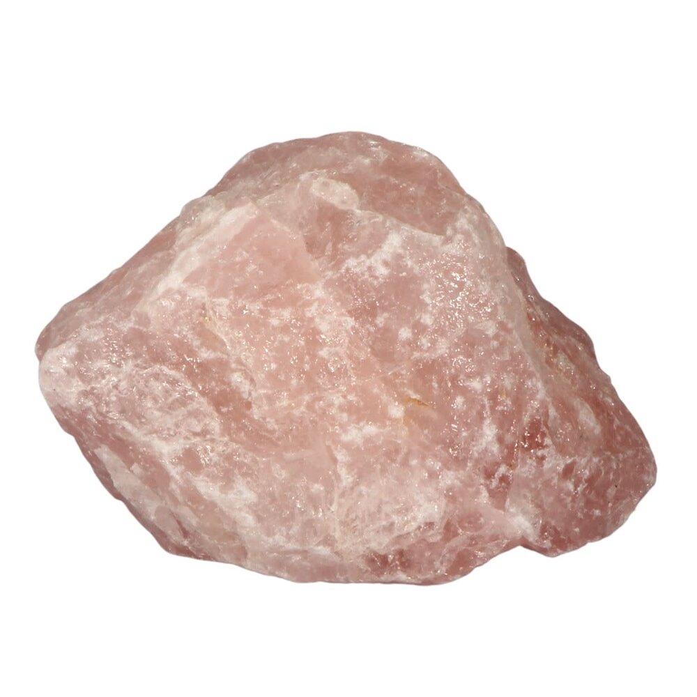 Rozenkwarts ruw 11,9 x 17,2 x 8,5 cm | 2214 gram